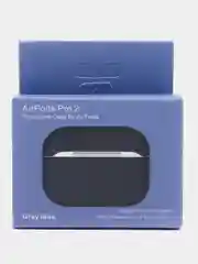Темно-синий чехол для наушников AirPods Pro 2, силиконовый