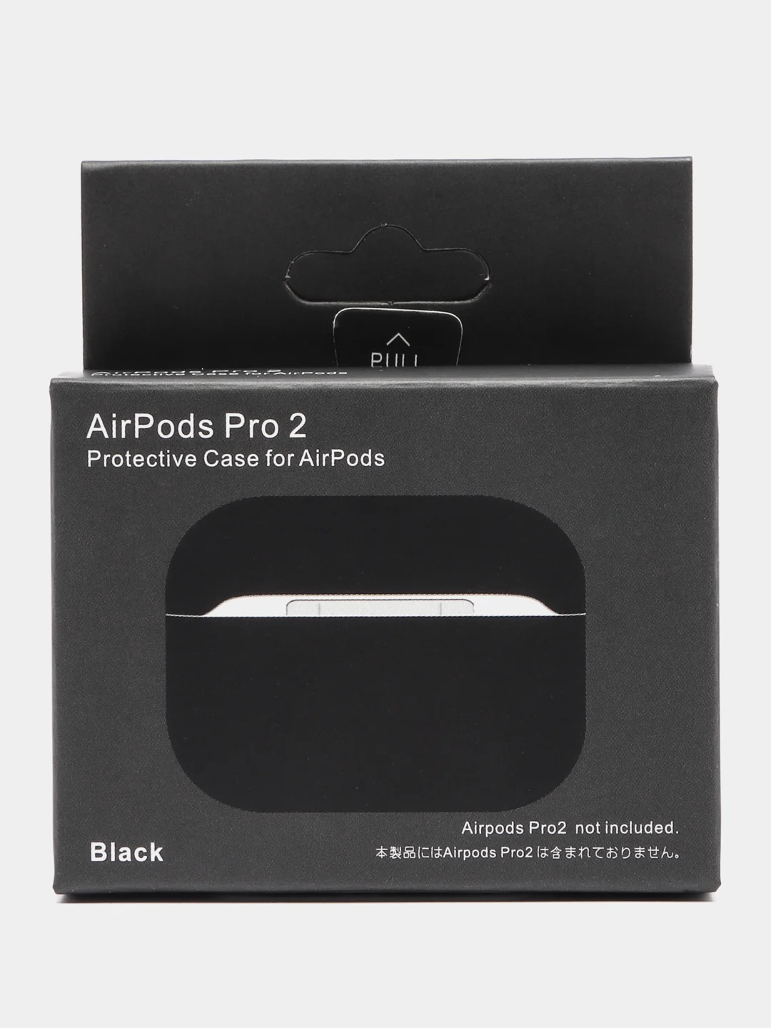 Черный чехол для наушников AirPods Pro 2, силиконовый