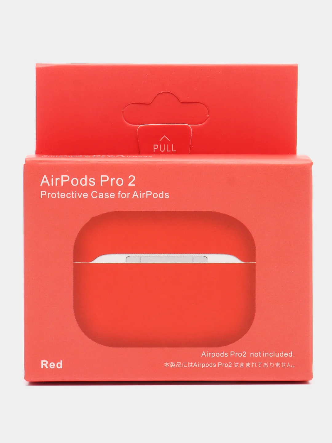 Красный чехол для наушников AirPods Pro 2, силиконовый