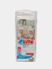 Подгузники-трусики Ekitto, 6 размер XXL, для детей от 15-20 кг, японские памперсы, 34 шт