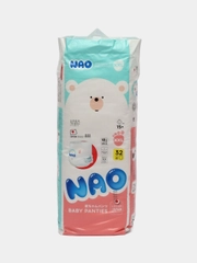 Подгузники трусики NAO 6 размер XXL для детей 15-20 кг, японские, ночные памперсы  32шт