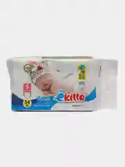 Подгузники Ekitto 2 размер S, для новорожденных от 3-6 кг, японские ночные памперсы, 54 шт
