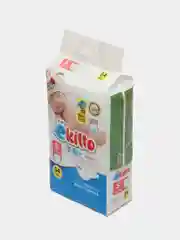 Подгузники Ekitto 2 размер S, для новорожденных от 3-6 кг, японские ночные памперсы, 54 шт