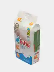 Подгузники Ekitto 3 размер M для новорожденных от 6-11 кг ночные памперсы премиум 54 шт