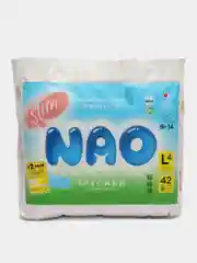 Подгузники-трусики NAO, 4 размер L, для детей от 9-14 кг, детские, японские, ночные, 42 шт