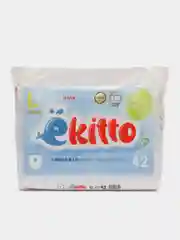 Подгузники-трусики Ekitto, 4 размер L, для детей от 9-14 кг, японские памперсы, 42 шт