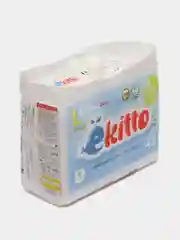 Подгузники-трусики Ekitto, 4 размер L, для детей от 9-14 кг, японские памперсы, 42 шт