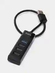 Разветвитель Хаб Hoco HB25, 4 в 1, USB 3.0, USB 2.0 x 3