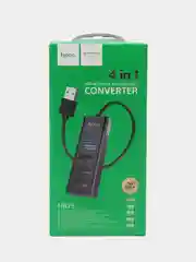 Разветвитель Хаб Hoco HB25, 4 в 1, USB 3.0, USB 2.0 x 3