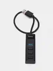 Разветвитель Хаб Hoco HB25, 4 в 1, USB 3.0, USB 2.0 x 3