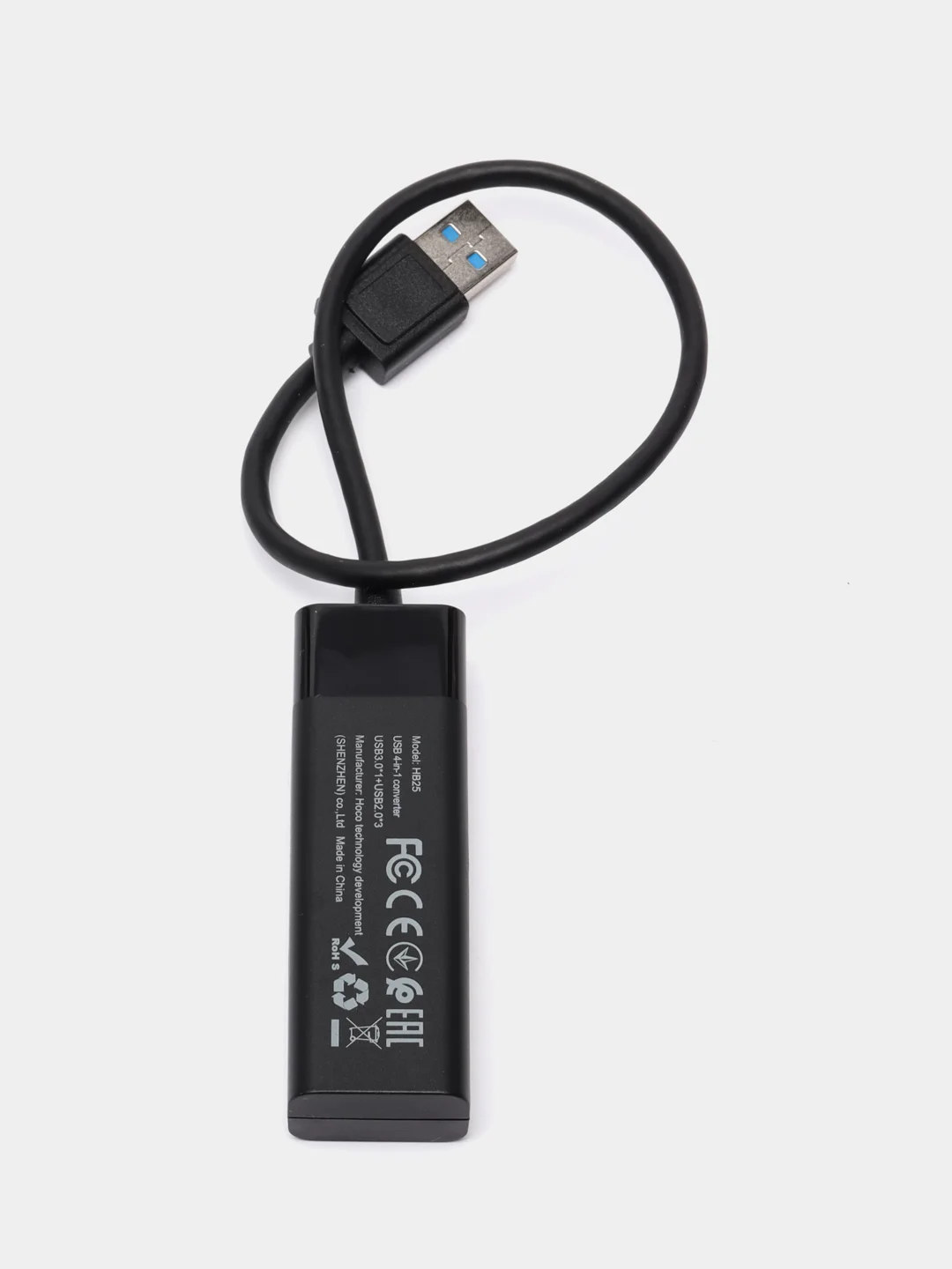 Разветвитель Хаб Hoco HB25, 4 в 1, USB 3.0, USB 2.0 x 3