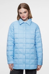 Куртка-рубашка oversize стеганая утепленная женская befree