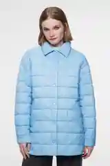 Куртка-рубашка oversize стеганая утепленная женская befree