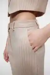 Бежевый брюки женские befree