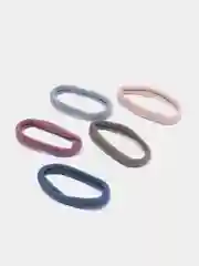 Разноцветный резинки для волос бесшовные, Muju, 5 штук