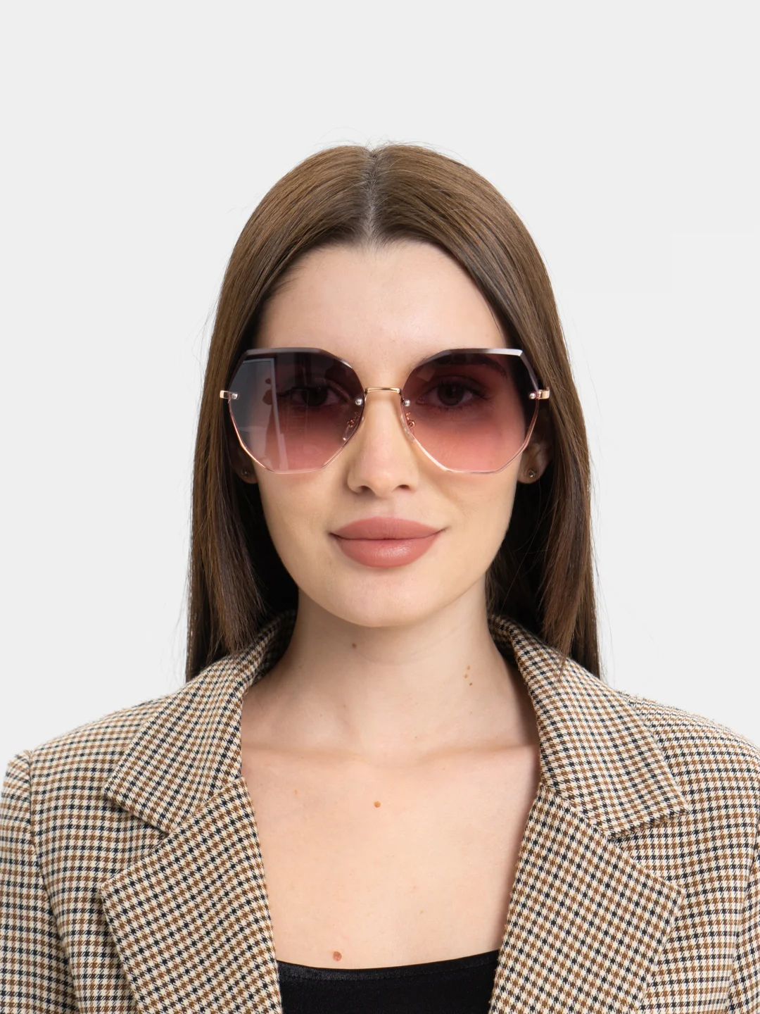 Розовый женские солнцезащитные очки UV400