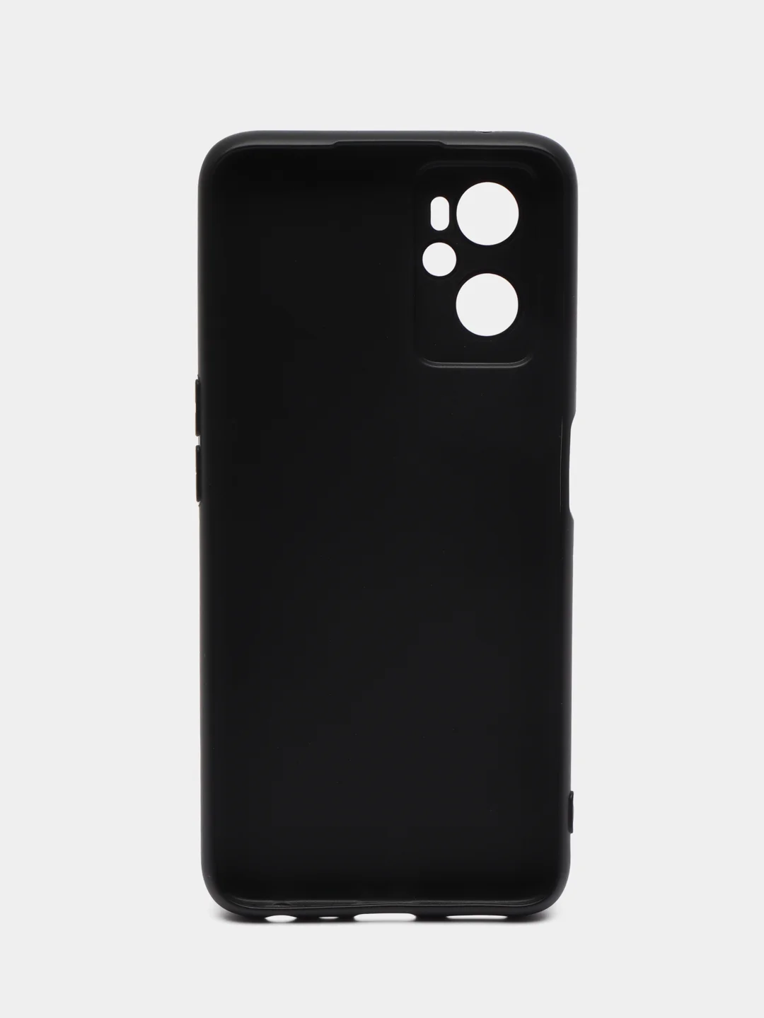 Угольный чехол Realme 9i / Oppo A96 4G / Реалми 9ай / Оппо А96 4G черный, силиконовый