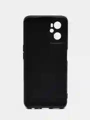 Угольный чехол Realme 9i / Oppo A96 4G / Реалми 9ай / Оппо А96 4G  черный, силиконовый