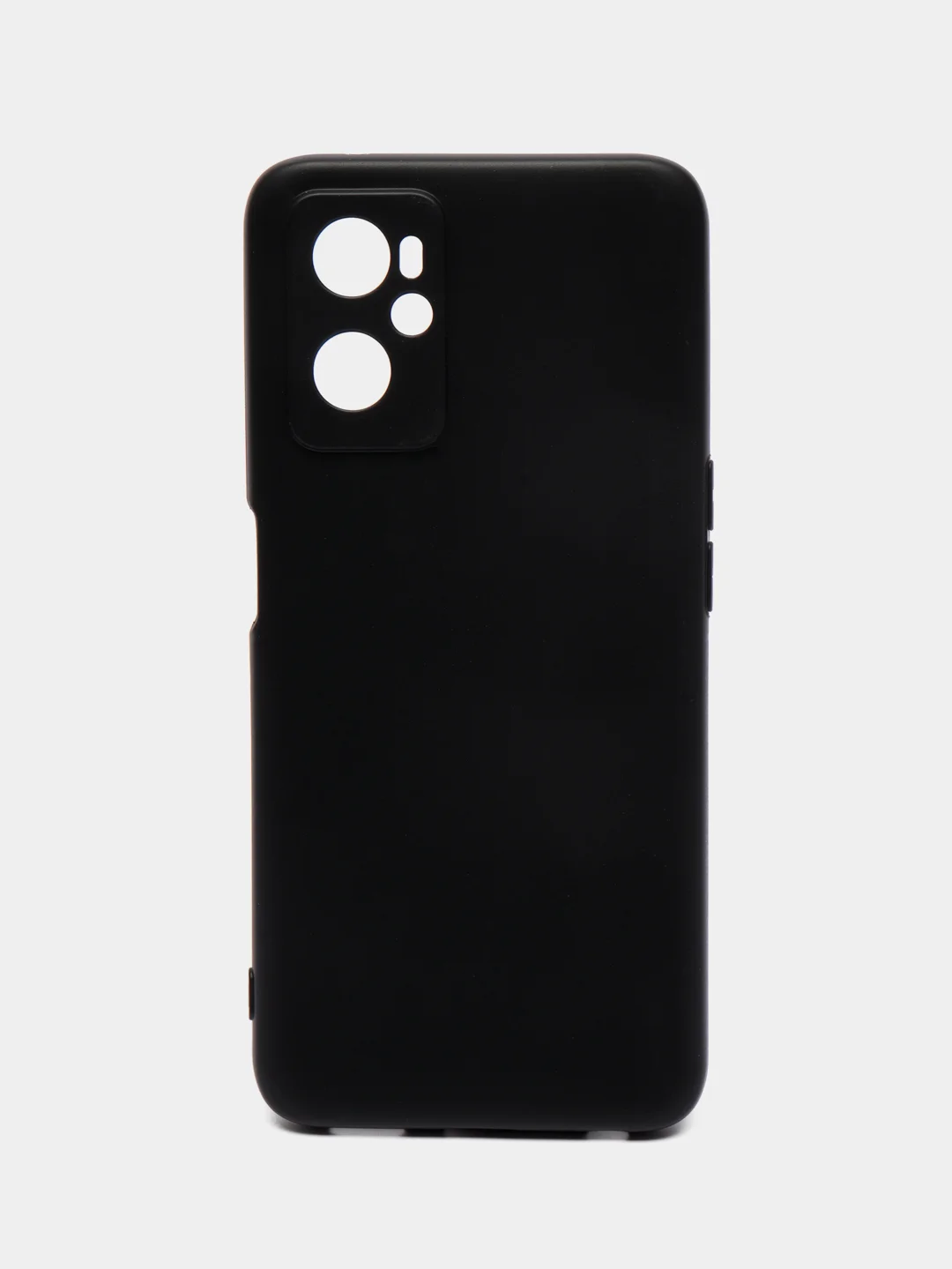 Угольный чехол Realme 9i / Oppo A96 4G / Реалми 9ай / Оппо А96 4G черный, силиконовый