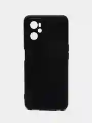 Угольный чехол Realme 9i / Oppo A96 4G / Реалми 9ай / Оппо А96 4G  черный, силиконовый