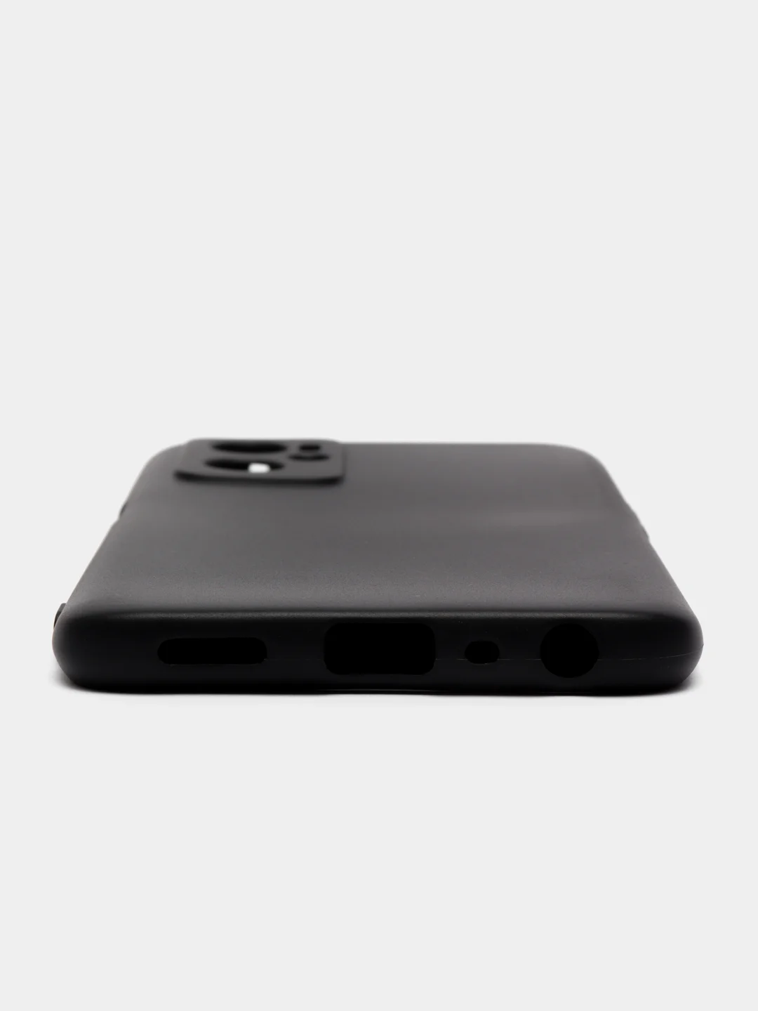 Угольный чехол Realme 9i / Oppo A96 4G / Реалми 9ай / Оппо А96 4G черный, силиконовый