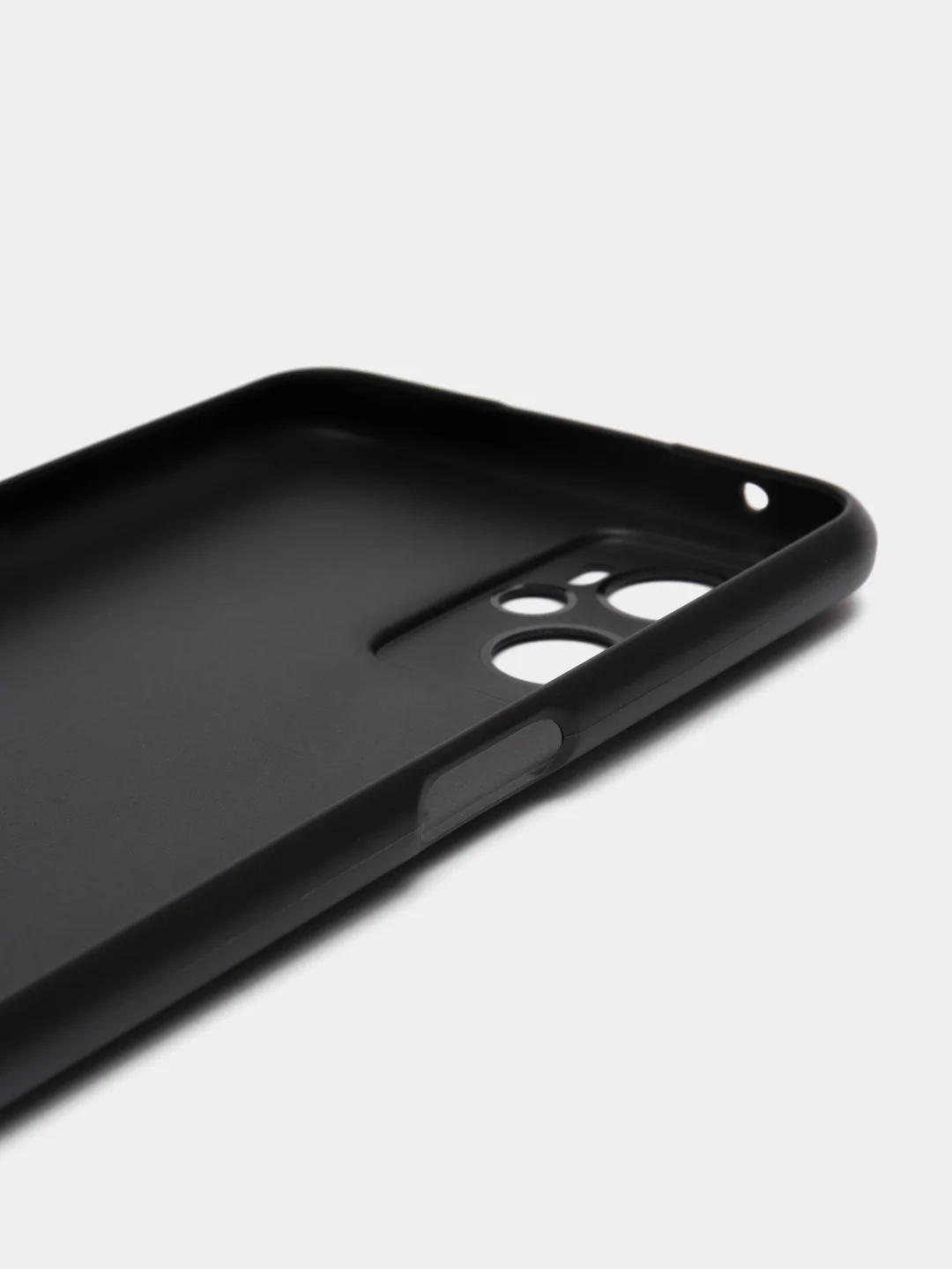 Угольный чехол Realme 9i / Oppo A96 4G / Реалми 9ай / Оппо А96 4G черный, силиконовый
