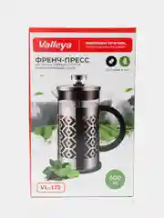 Френч-пресс Valleya VL172, пластиковая ручка, 600 мл
