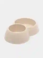 Алый миска для животных двойная