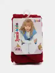 Бордовый колготки ажурные, для девочек