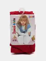 Красный колготки ажурные, для девочек