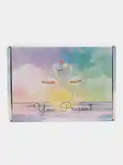 Тёмно-розовый подарочный набор косметики