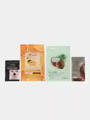 Тёмно-розовый подарочный набор косметики