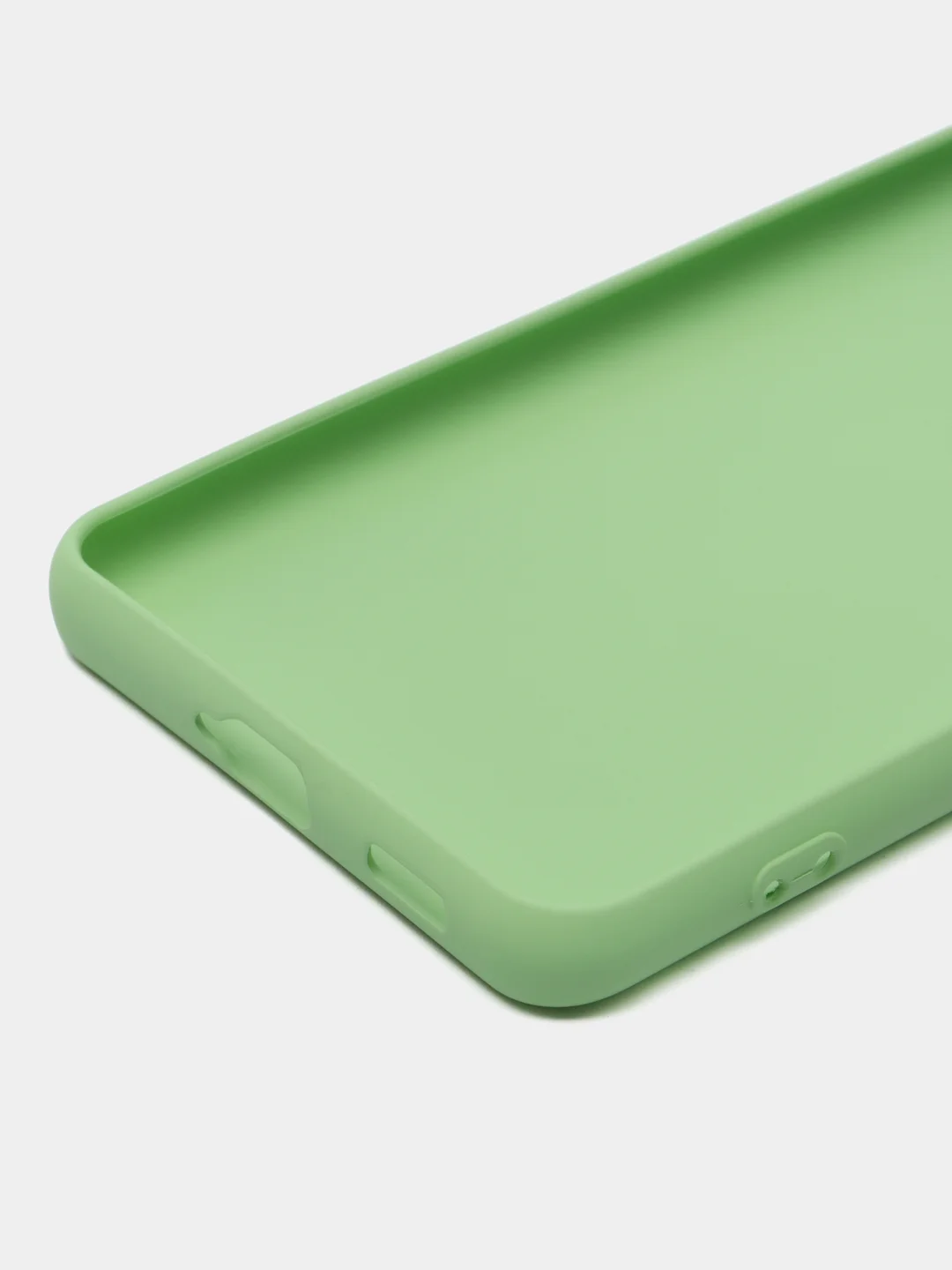 Желтый чехол накладка силиконовый мягкий Samsung Galaxy S21