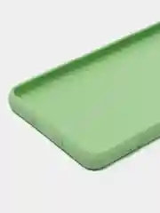 Желтый чехол накладка силиконовый мягкий Samsung Galaxy S21