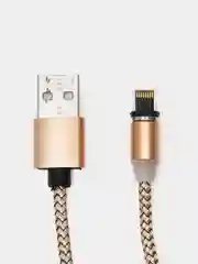 Желтый магнитная зарядка для iPhone, кабель micro type, lightning-c, 1 м