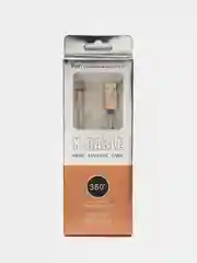 Бронзовый магнитная зарядка для iPhone, кабель micro type, lightning-c, 1 м
