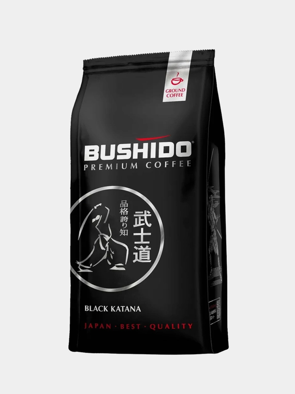 Кофе молотый BUSHIDO "Black Katana", полимерная упаковка, 227 г