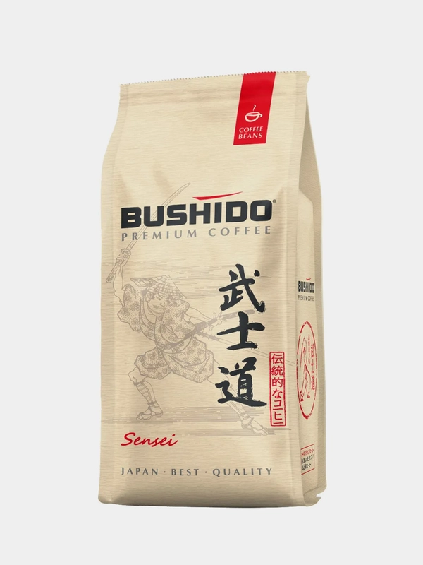 Кофе в зернах BUSHIDO "Sensei", полимерная упаковка, 227 г