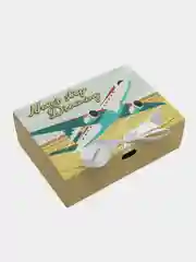 Подарочная складная коробка с надписью