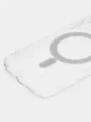 Прозрачный силиконовый чехол на Айфон iPhone 14 Max, чехол для айфон с MagSafe (Магсейф)