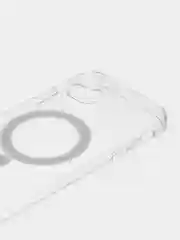 Прозрачный силиконовый чехол на Айфон iPhone 14 Max, чехол для айфон с MagSafe (Магсейф)
