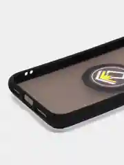 Черный чехол противоударный iPhone 7, iPhone 8, SE 2020 с магнитом и кольцом