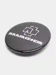 Белый значок "Rammstein", 37 мм