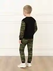 Зеленый костюм для мальчика Утенок хаки