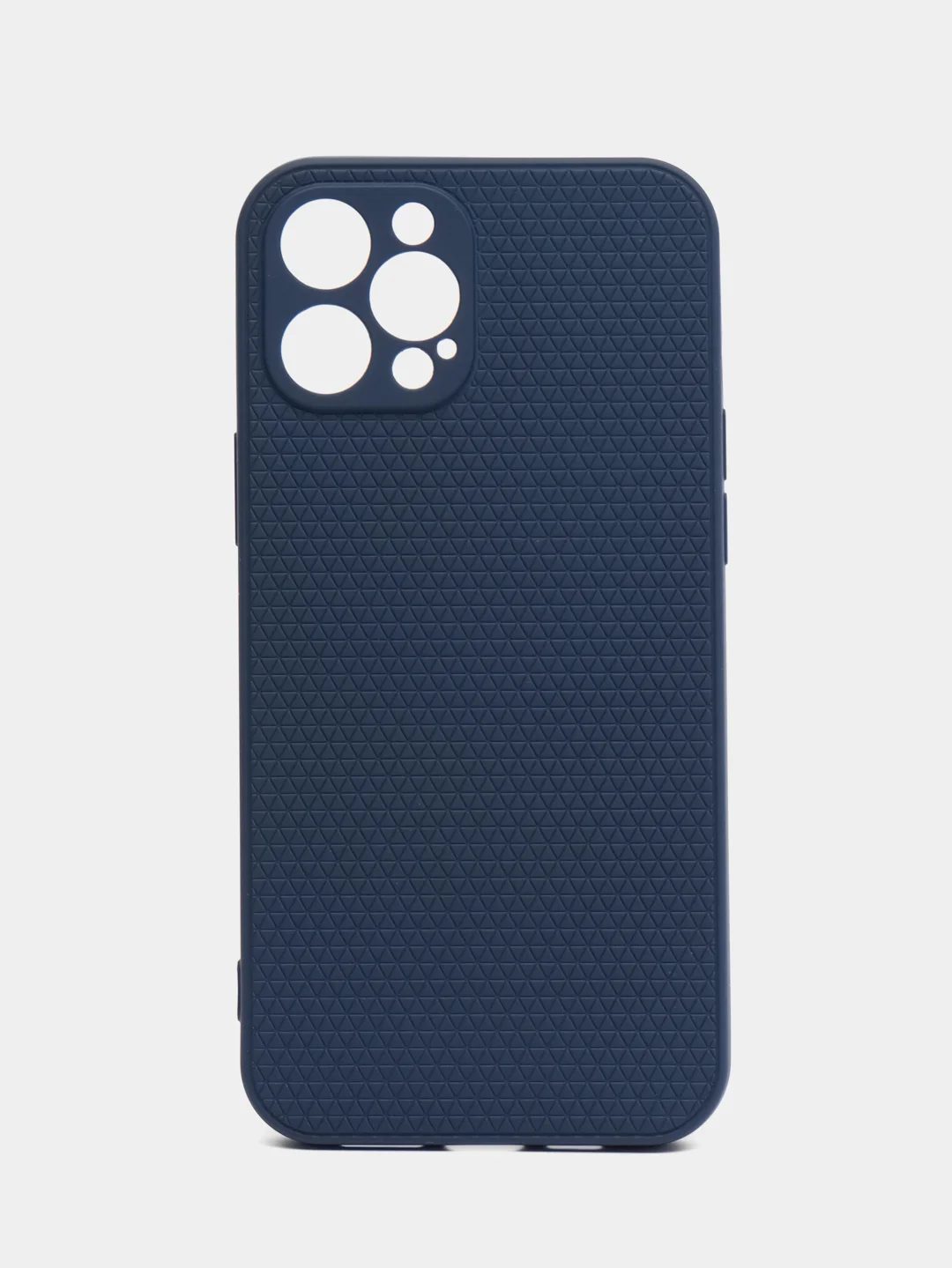 Темно-синий чехол накладка силиконовый мягкий Apple iPhone 12 Pro Max