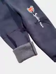 Серый спортивные брюки детские, на флисе