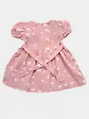Молочный платье детское с коротким рукавом, хлопок