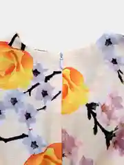 Желтый хлопковое платье для девочек