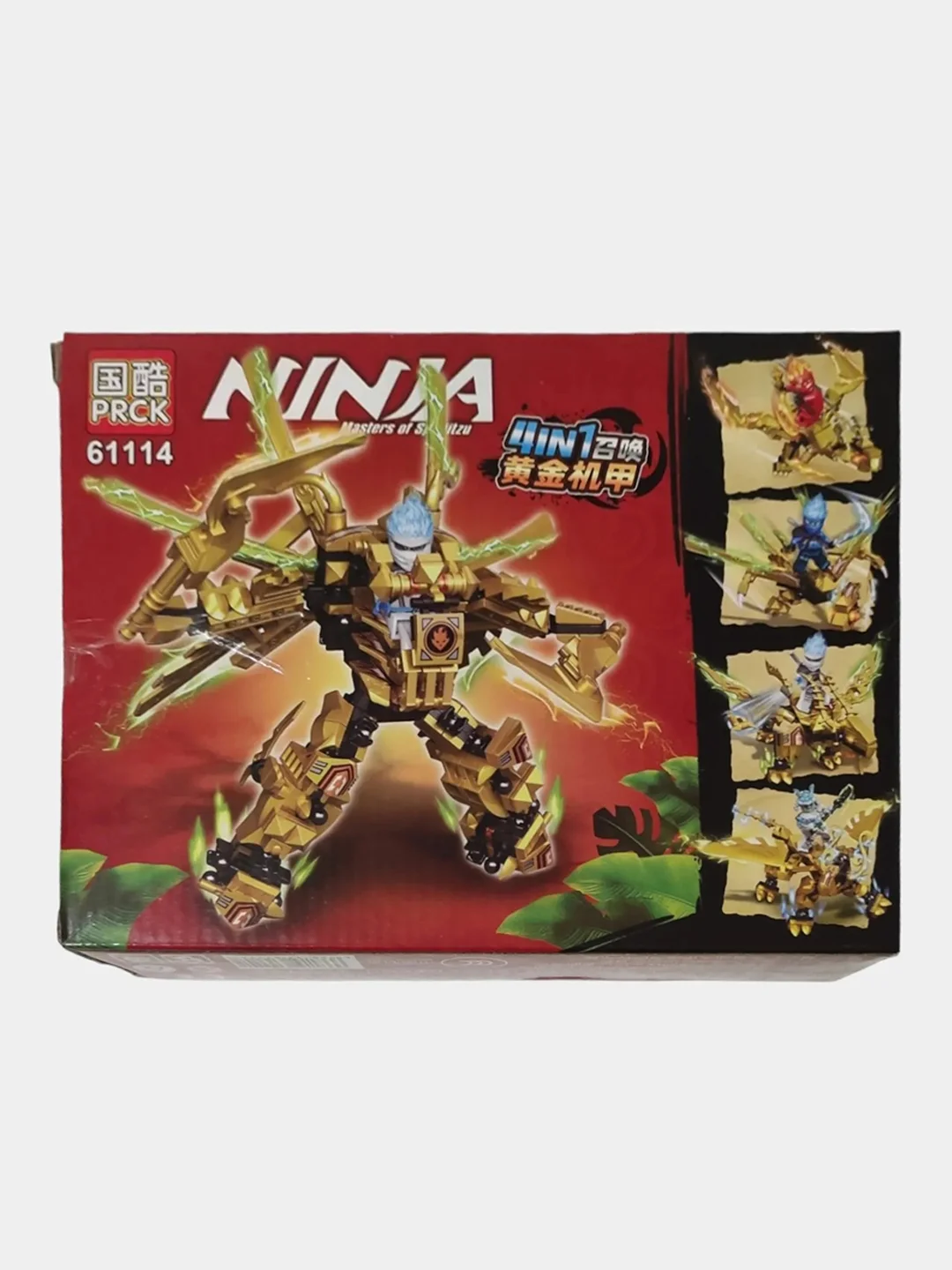 Красный конструктор "Ninja: Золотой мех"