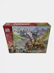 Голубой конструктор "Ninja: Золотой мех"